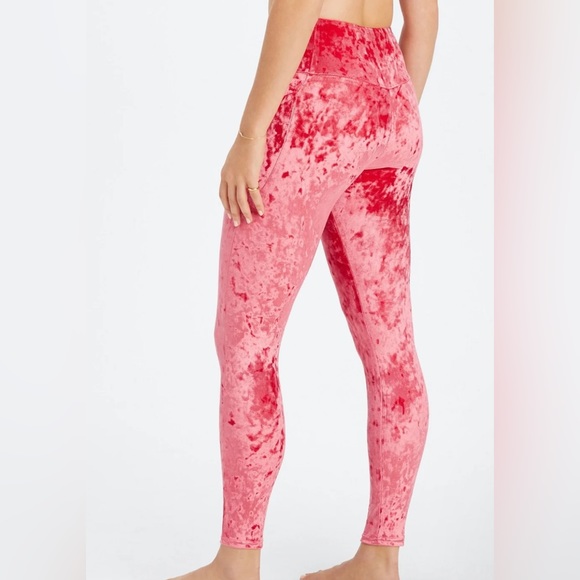 FABLETICS Crushed Velour Crossover Legging - Picture 3 of 4
